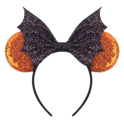 Tiaras Acessórios Disney Conjunto de 1 tiaras com orelhas rato para o Halloween, lantejoulas