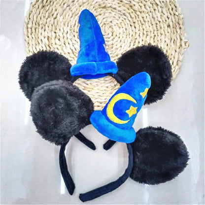 Tiaras Mickey Orelhas de Mickey de feiticeiro, lantejoulas Azul (menino feiticeiro)