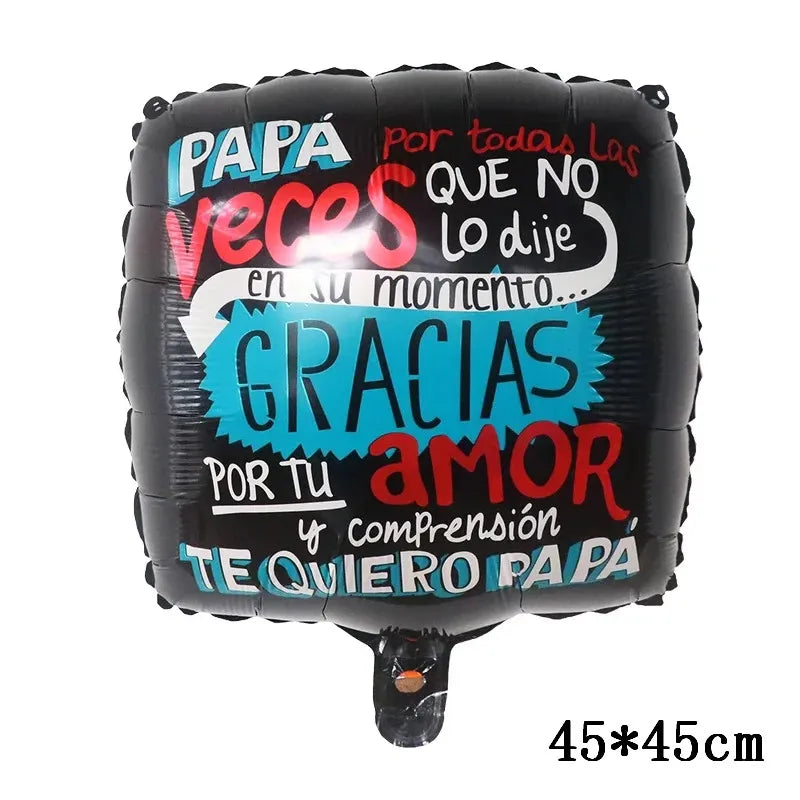 Melhores balões Dia das Mães para o pai, balões para o dia dos pais, balões papel alumínio