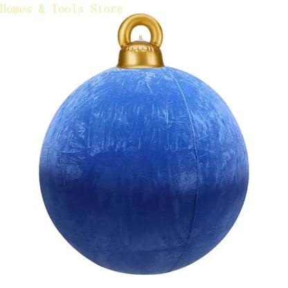 Bola Decorativa de Natal para Shopping Center, Inflável Gigante de Veludo/Flocada