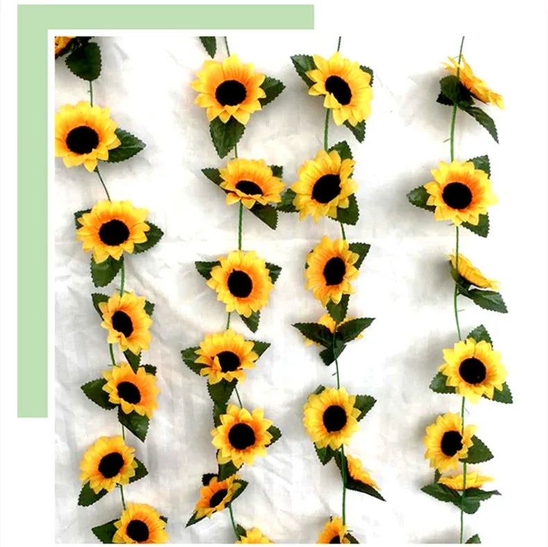 Festa Junina girassol artificial de 1 peças, flores de girassol de látex com toque real falso