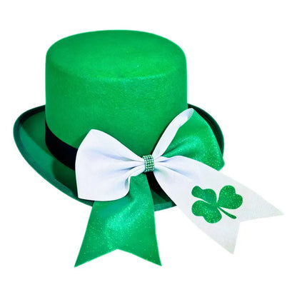 Chapéu De São Patrício Verde Dia Fantasia Divertido Duende irlandês Dia de São Patrício