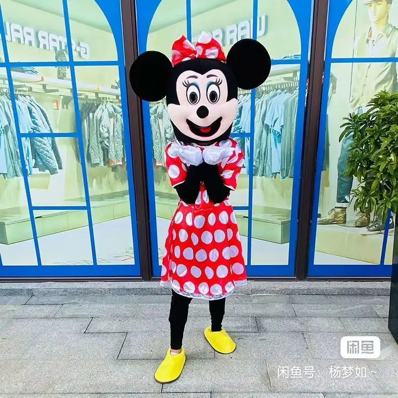 Fantasia de Mascote da Mickey Masculino Adulto Fantasia de Mascote da Minnie Mouse