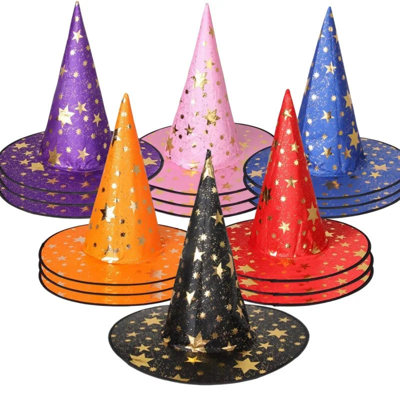 Chapéu de bruxa infantil Melhor presente chapéu de bruxo fantasia de Halloween