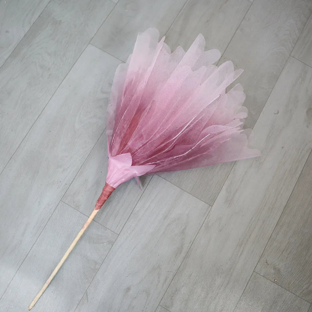 Peônia Artificial Realista , Cabeça De Flor Grande De 50 Cm , Flores Falsas Ao Ar Livre