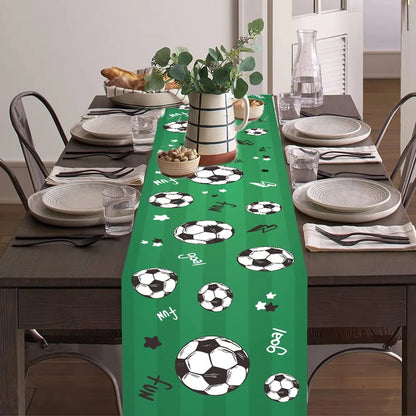 Toalha De Mesa Copa Mundo Futebol, Esportiva Para Chá Bebê, Tema Menino, Decoração