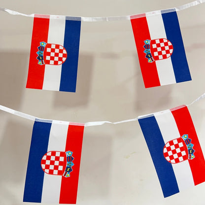 Bandeirinhas croata de bandeirinha croata | Bandeira de 20 x 14 cm | Poliéster eventos