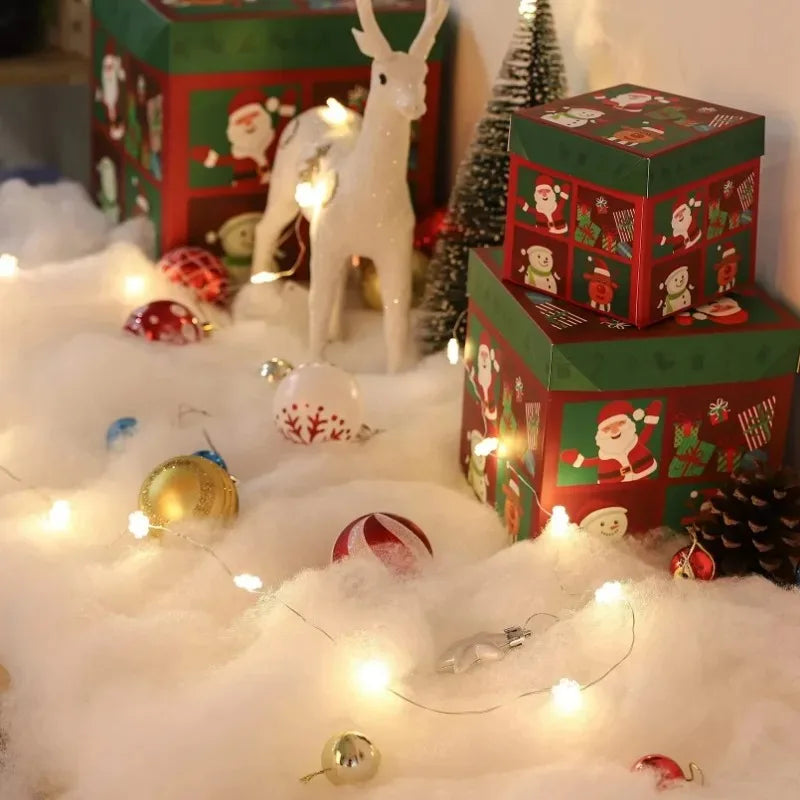 Decoração neve falsa de Natal para artesanato decoração interna neve artificial cobertor