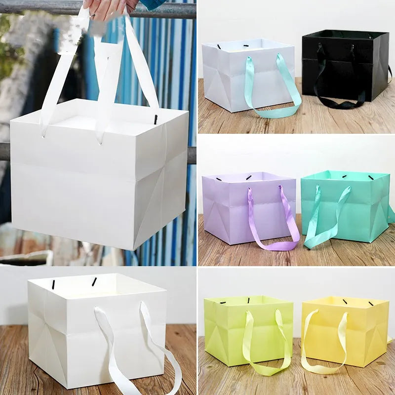 Kit Sacola de Papel Colorido PP 6/8/10/12 polegadas