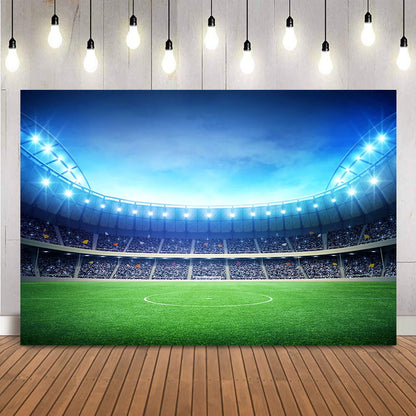 Pano de fundo para retrato personalizar futebol campo esportes ótimo decoração