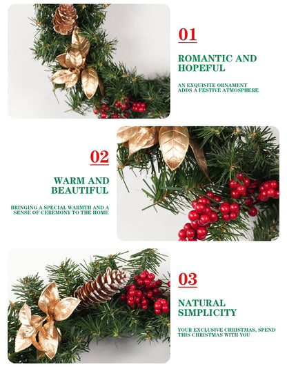 Guirlanda De Natal Enfeite De Guirlanda De Natal Decoração De Natal Decoração Pendurada