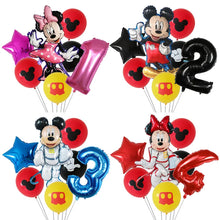 Carregar imagem no visualizador da galeria, Conjunto de balões da disney mickey e minnie mouse Balões hélio personalizados
