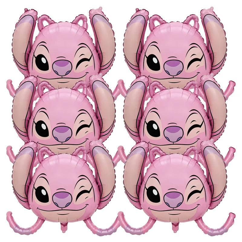 Lilo Stitch Decoração 6 Peças De Aniversário itens lilo stitch personalizados Balões