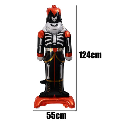 6 Pés Halloween inflável corpo caveira decoração ao ar livre inflável quintal corpo caveira