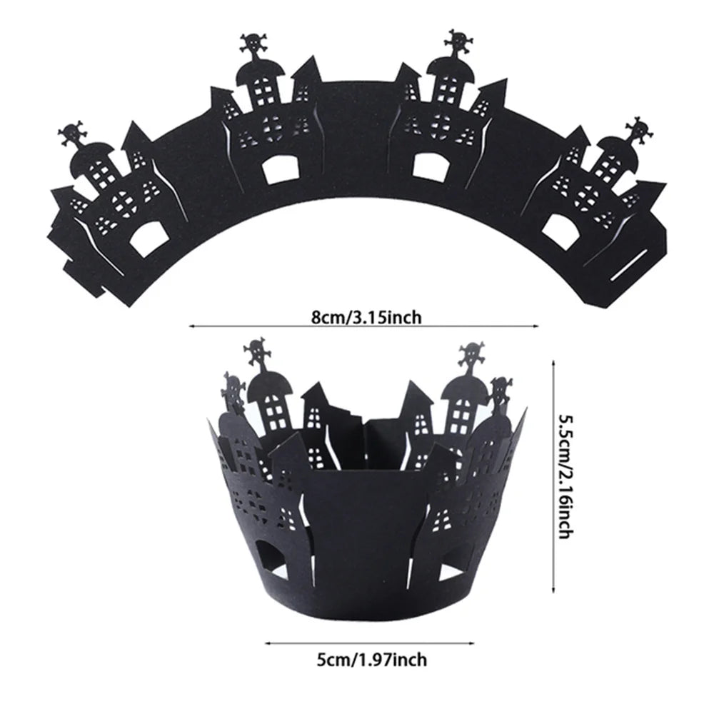 Kit 100 Enfeites p/ Decoração Festa Halloween Dia das Bruxas