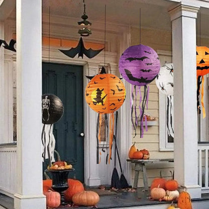 Lanterna de criativa de morcego de Halloween, para decoração casa assustadora Halloween