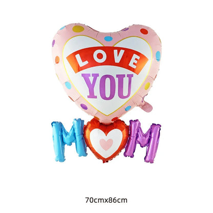Balões para o Dia das Mães, Balões "Te Amo Mãe" para Decoração de Festas Dia das Mães