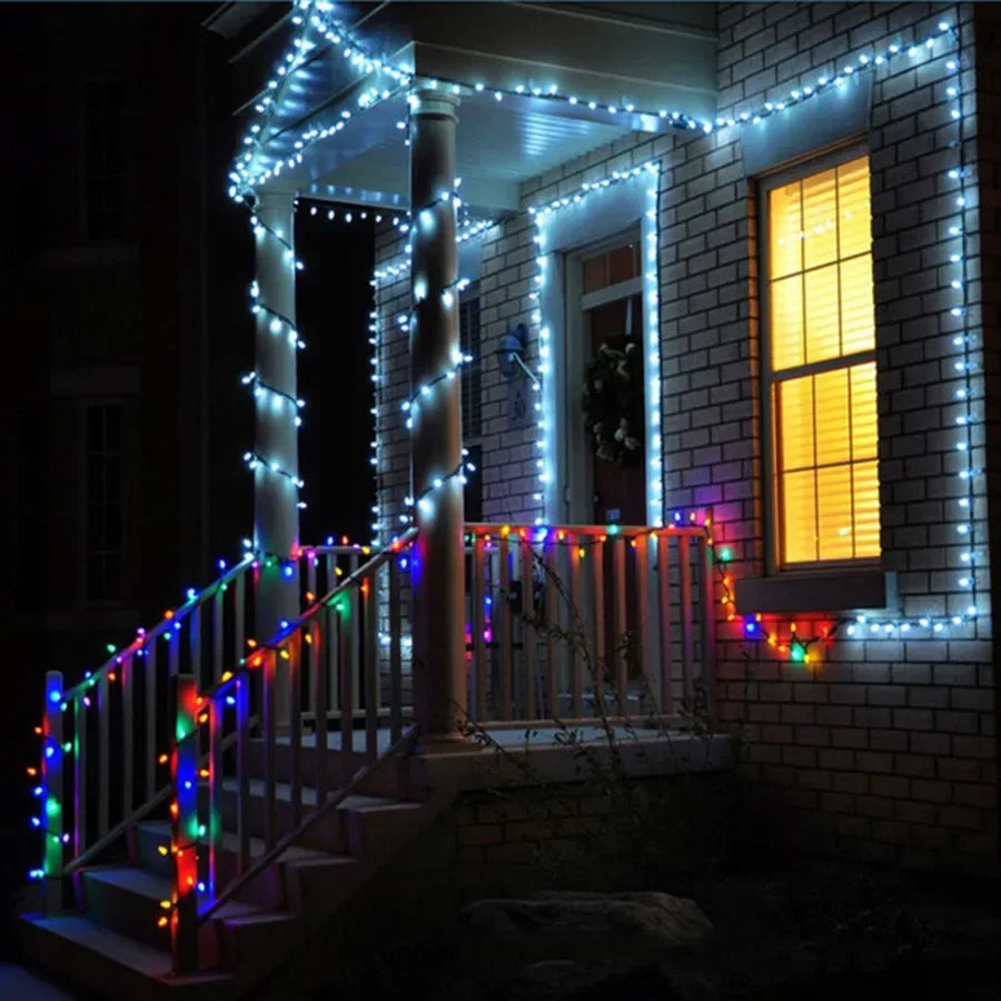 Luzes de Natal, Luzes de Natal de Baixa Voltagem de 98,4 pés, 100M LEDs - com Adaptador