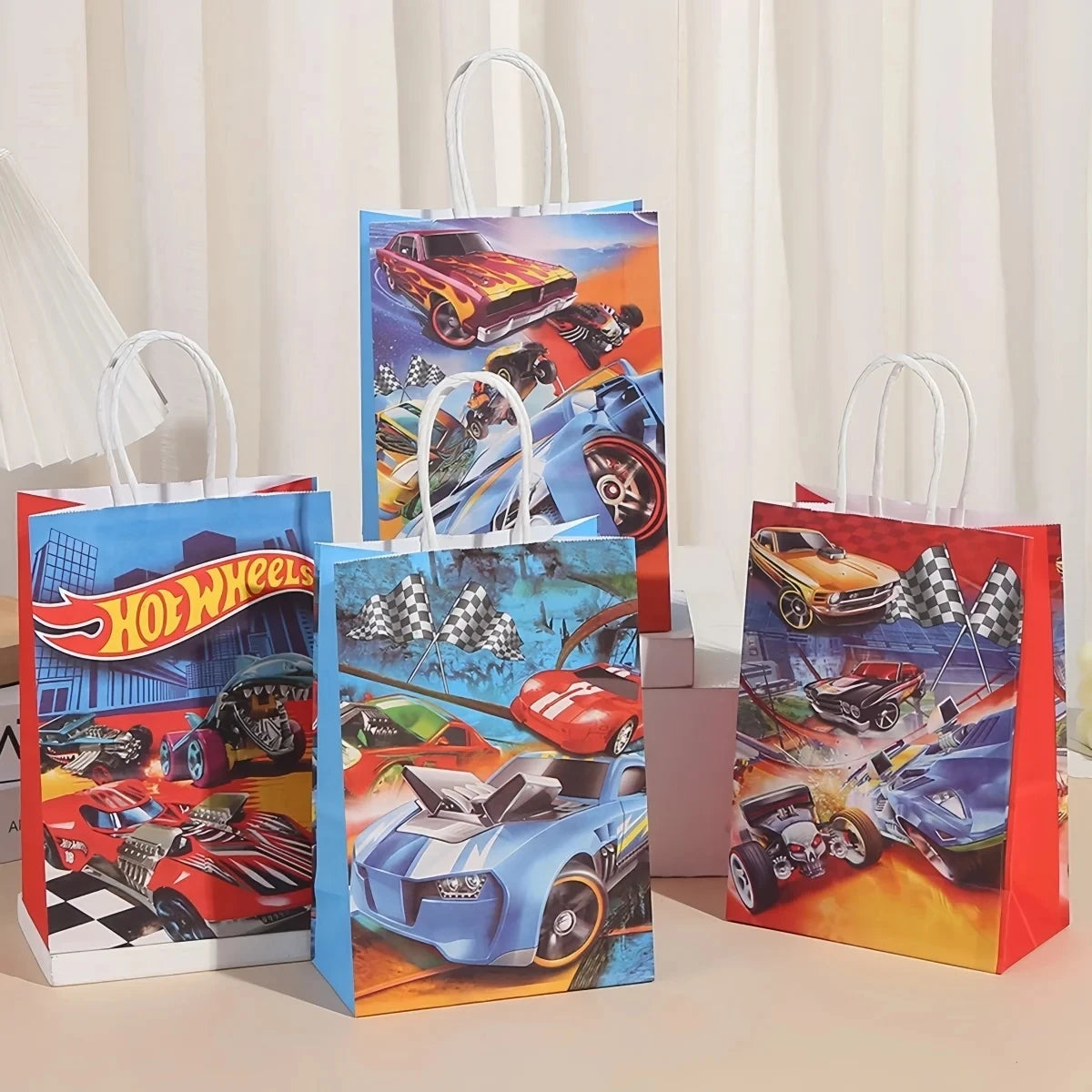 Kit Festa Hot Wheels Conjunto de decoração para festa de aniversário com toalha de mesa