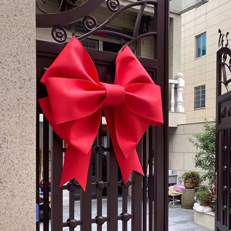 Laço Vermelho Para Árvore De Natal