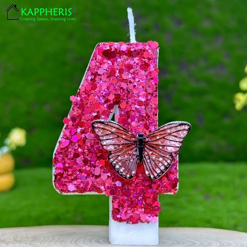 Velas com número de aniversário de 7 cm, velas de aniversário, design 3D, bolo aniversário