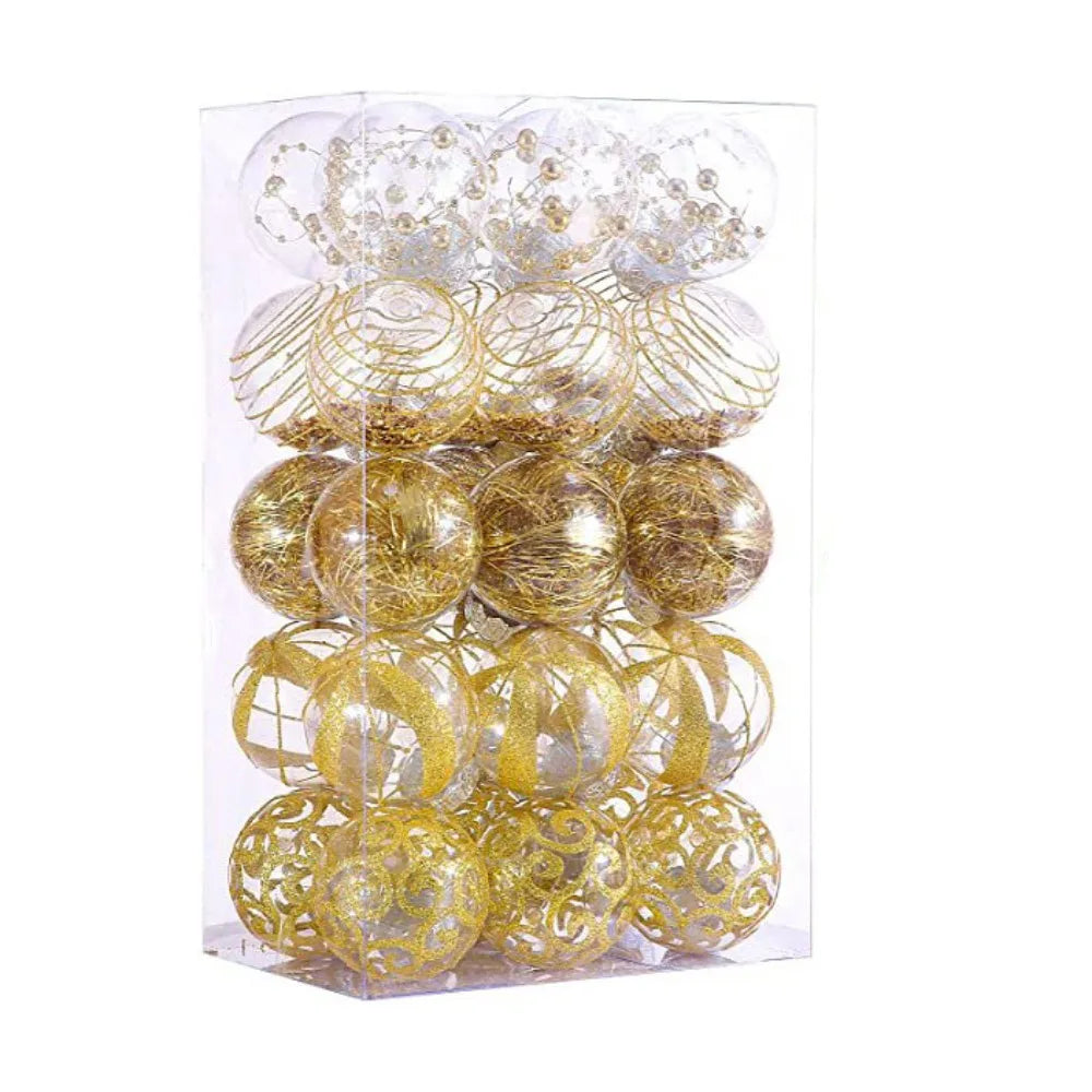 Bola de Natal para Pendurar, Conjunto de 30 Bolas Decorativas de 31cm*12.2 Pol. Natal