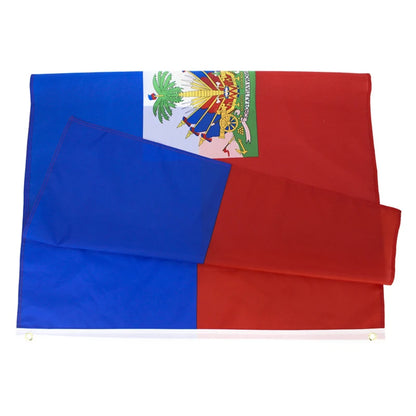 Bandeira do Haiti 1,2 x 1,8 m Bandeira nacional Copa do Mundo haitiana para celebrações