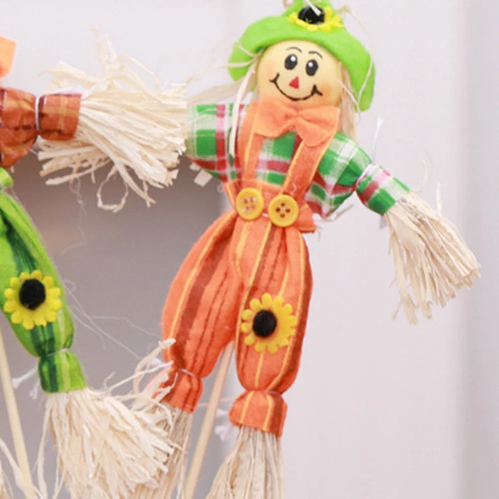 Boneco Palito Espantalho Para Enfeite De Jardim De Festa Junina