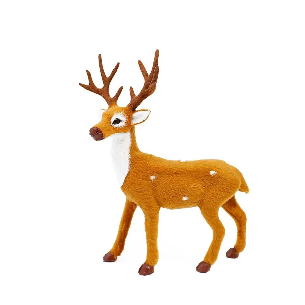 Decoração genéricas de rena de natal, estatueta de alce, lembrancinhas, escultura animal
