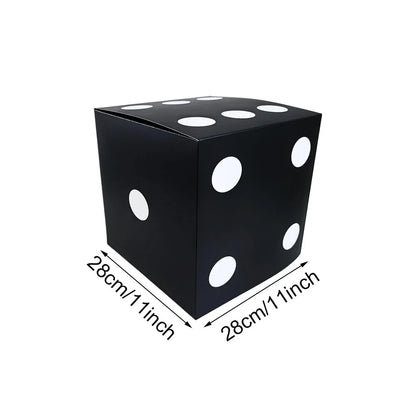 Cassio Poke 25 Peças de topo de cupcake com glitter, tema Vegas, palitos de dente e palitos