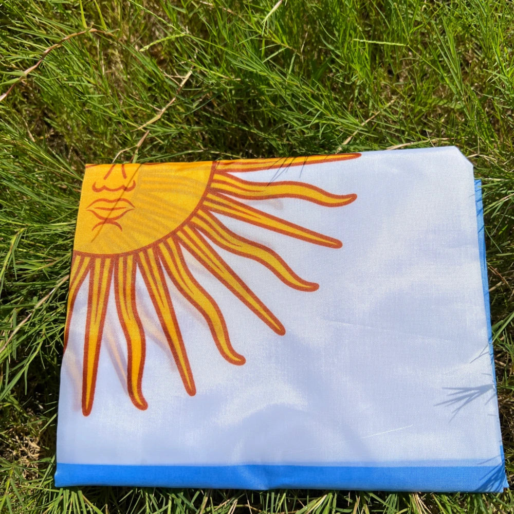 Bandeira Argentina Copa do Mundo 9 x 1,5 m, Bandeira Nacional Grande para Decoração