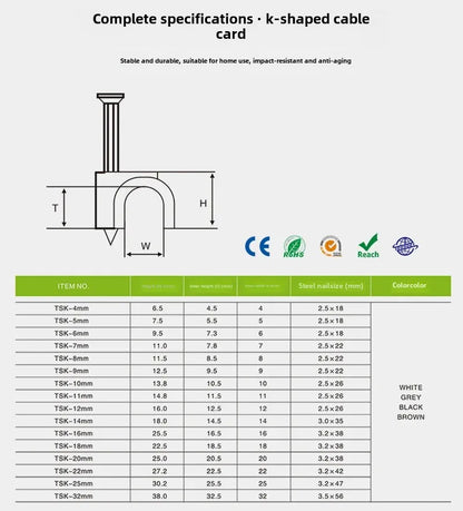 Grampo Para Fios, 6,0 Mm2, e Grampo para fios, 6,0 mm², redondo