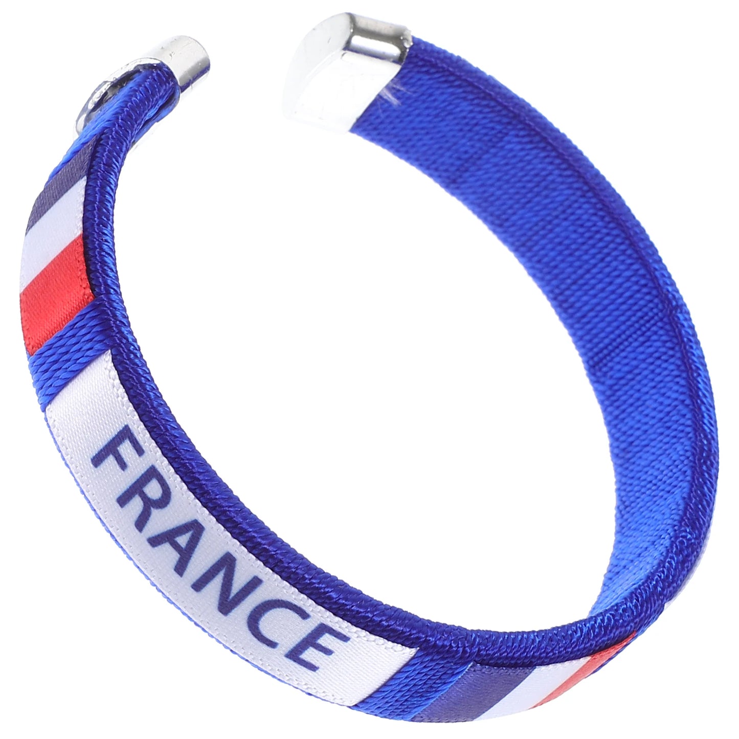 Pulseira para torcedor, Pulseiras com estampa de bandeira, Pulseiras com alça flexível
