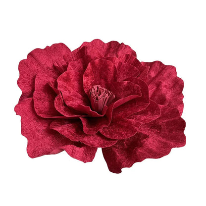 150 cm/60 pol. Rosa vermelha gigante, flores artificiais enormes, adereços flores grandes