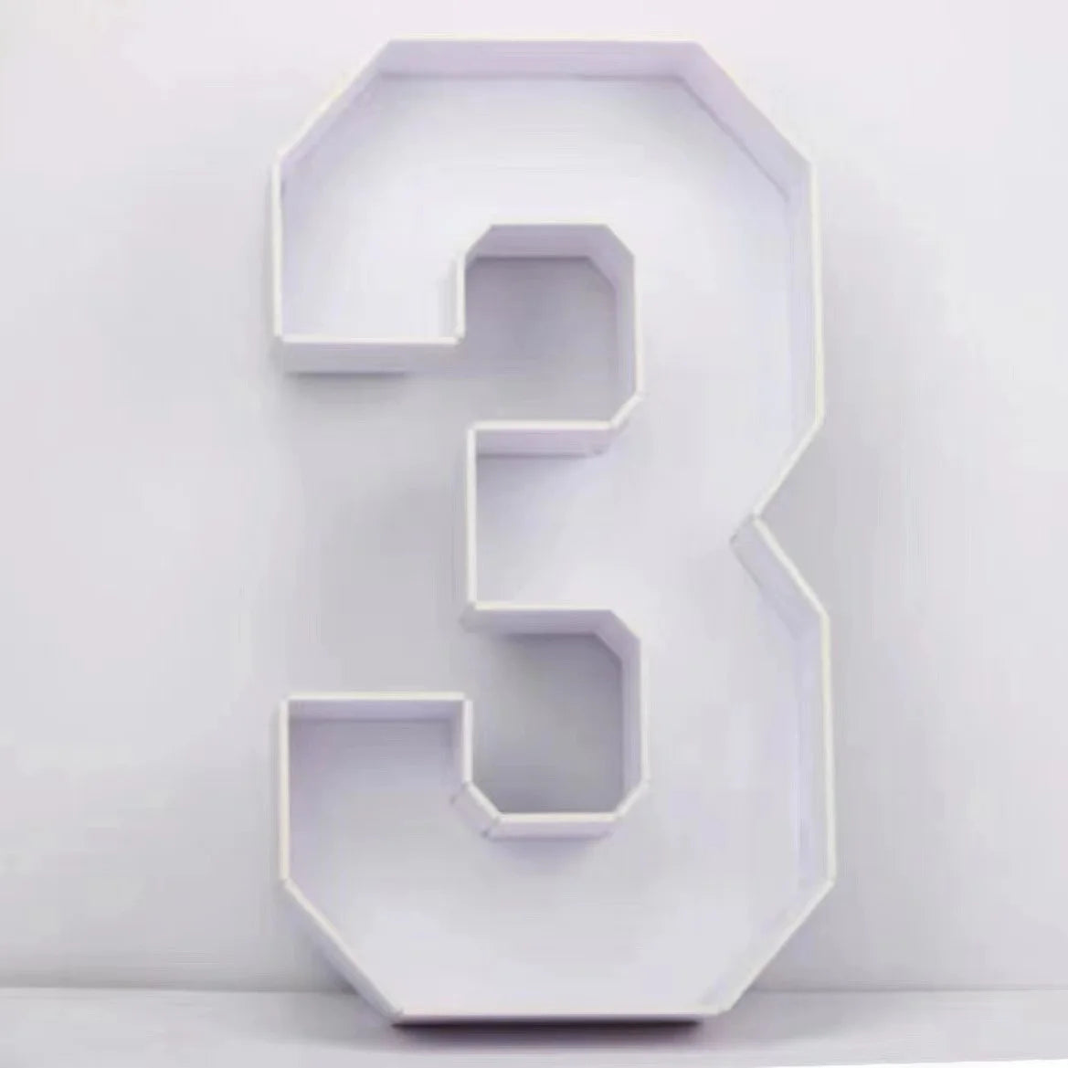 Letras Gigante Moldura para Balão com Números, Mosaico de Balões de 73 cm, Moldura