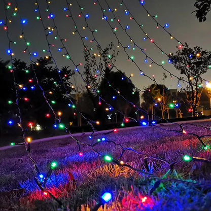 Luzes de Natal, Luzes de Natal de Baixa Voltagem de 98,4 pés, 100M LEDs - com Adaptador