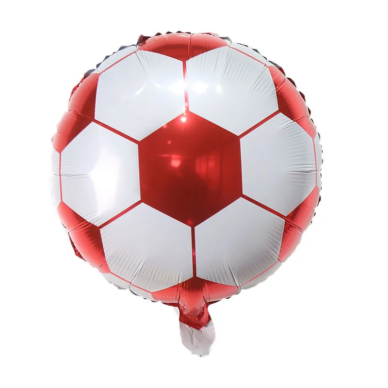 Decorações de Copa do Mundo de balões de futebol, número de balão verde, balão futebol