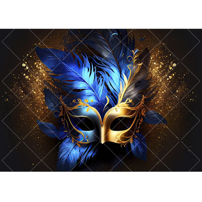 Carnaval, cenário fotográfico, roxo, verde, dourado, máscara, baile, dança, fundo máscaras