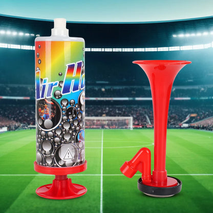 Buzina de ar de futebol - Buzina de estádio de ruído alto portátil com bomba de ar e voz alta