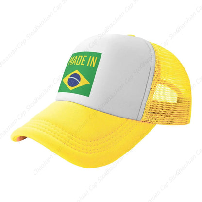 Boné Seleção Brasileira, Preto com Bordado Dourado, Unissex, Futebol Copa do Mundo