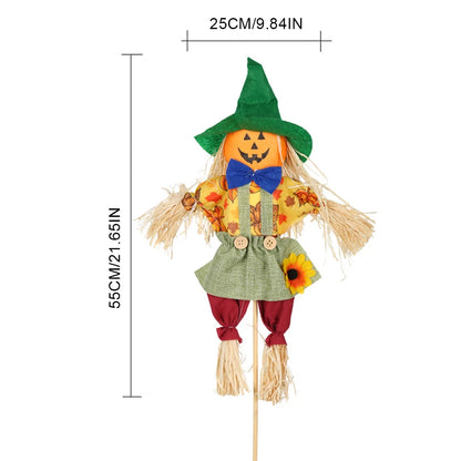 Espantalho de palha festa junina decorativo em pé Masculino