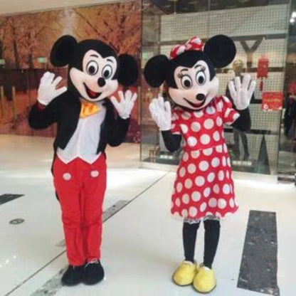 Fantasia de Mascote da Mickey Masculino Adulto Fantasia de Mascote da Minnie Mouse