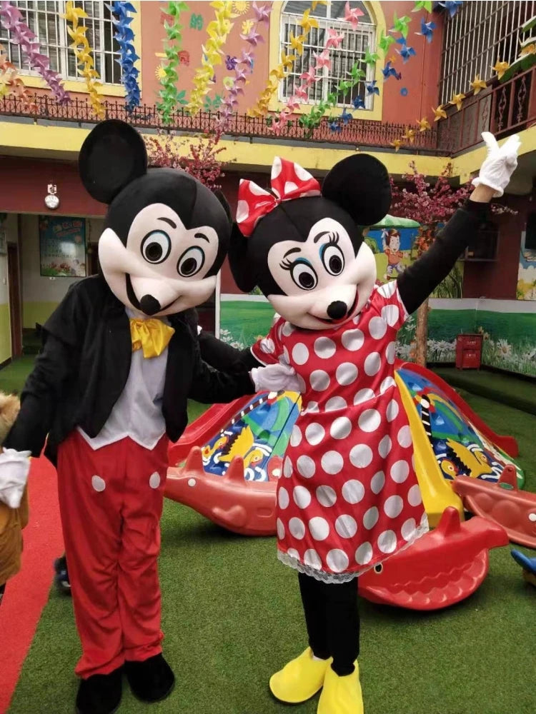 Fantasia de Mascote da Mickey Masculino Adulto Fantasia de Mascote da Minnie Mouse
