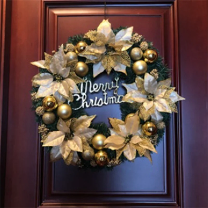 Guirlanda natalina decorativa Coroa De Flores Decorativa, Decoração De Flores, Guirlanda