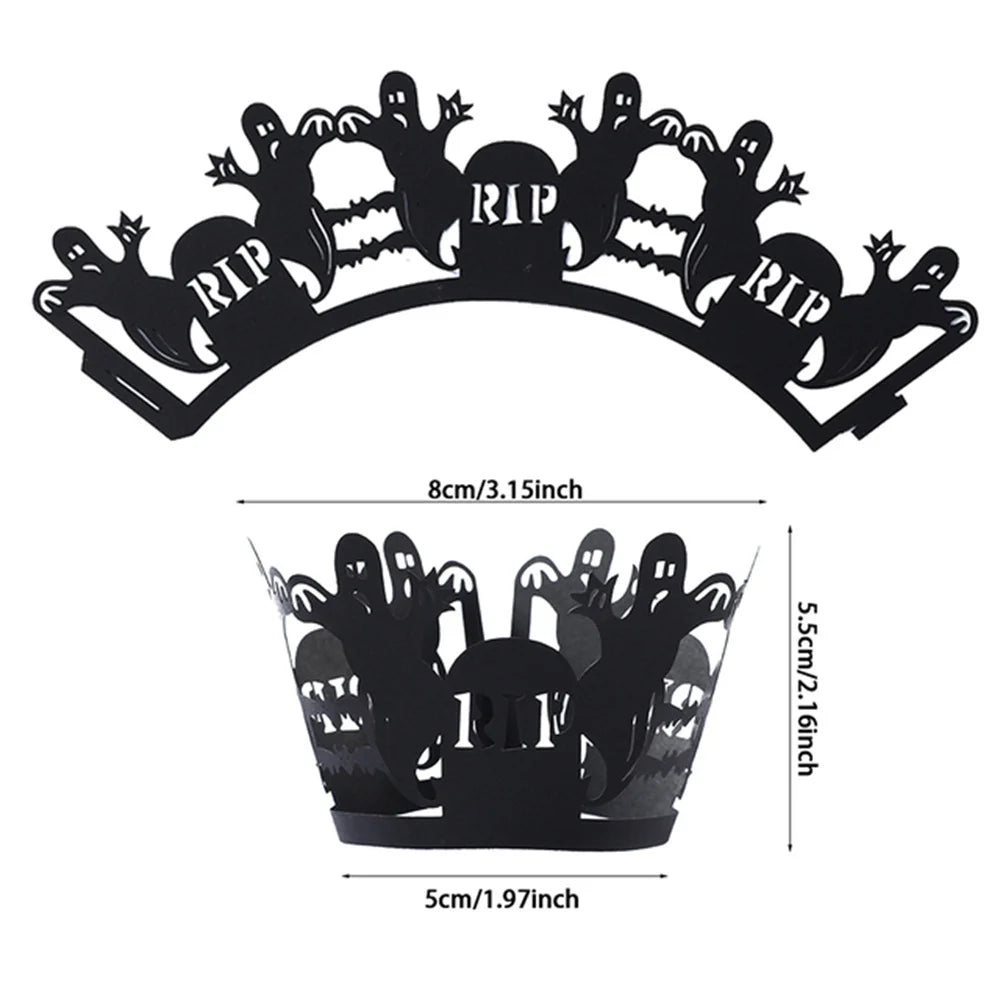 Kit 100 Enfeites p/ Decoração Festa Halloween Dia das Bruxas