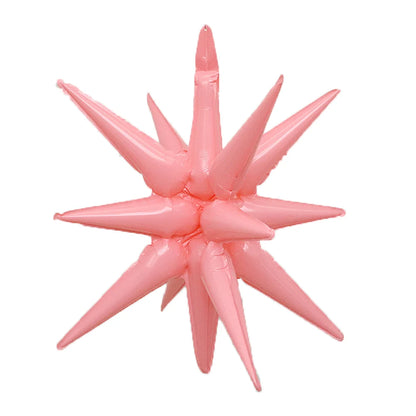 Kit 5 Balão Estrela 14 Pontas Grande 22 Polegadas 67cm. Balão Estrela