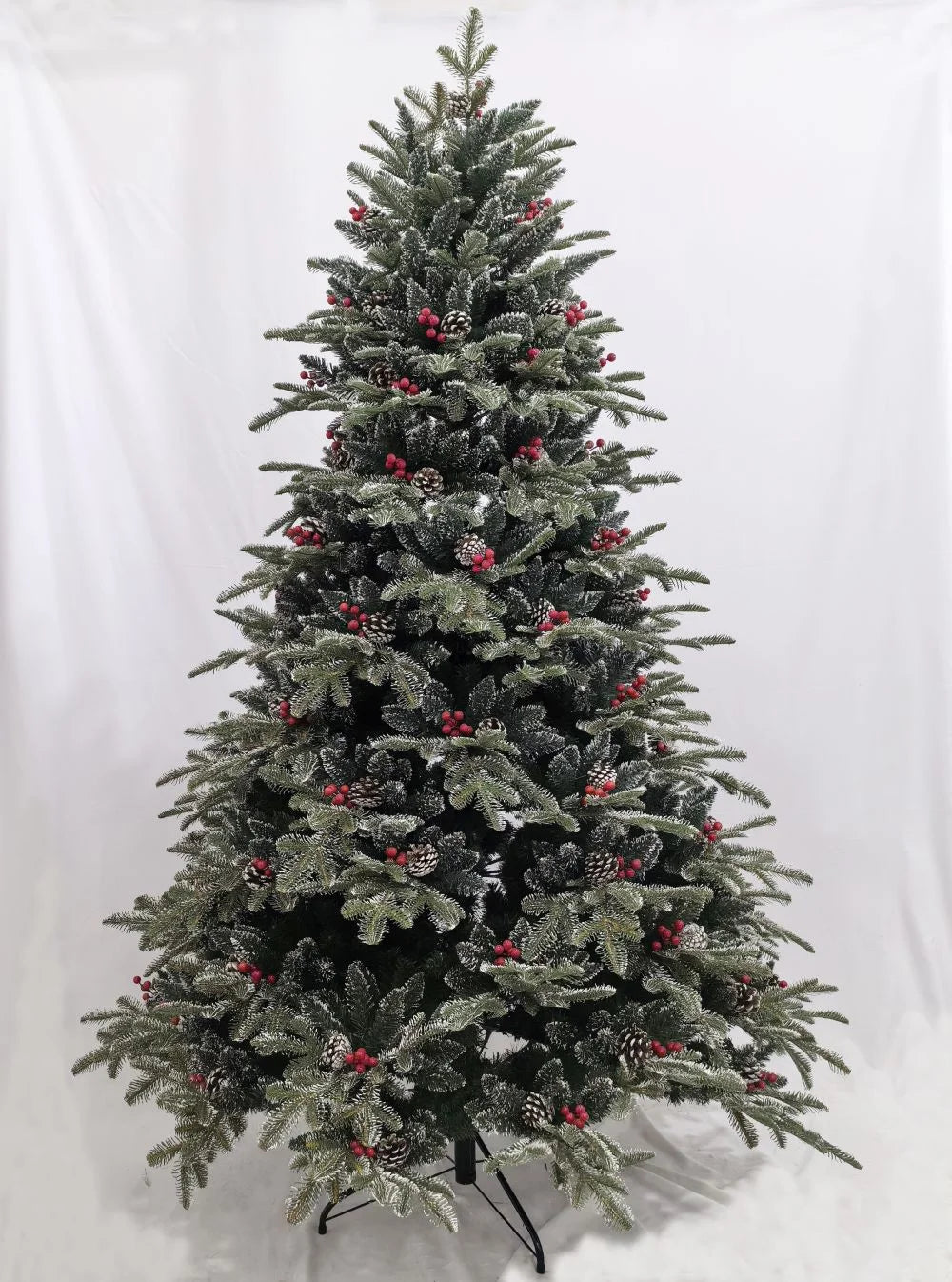 Árvore de Natal, Arvore de Natal 300 cm (2086 Galhos), Árvore de Natal com Base Metal