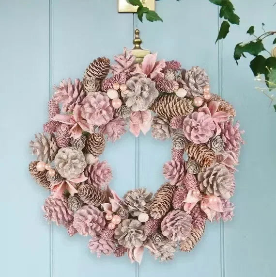 Guirlanda Decorada 36cm Porta Enfeite Natalino Premium Decoração Casa Natal