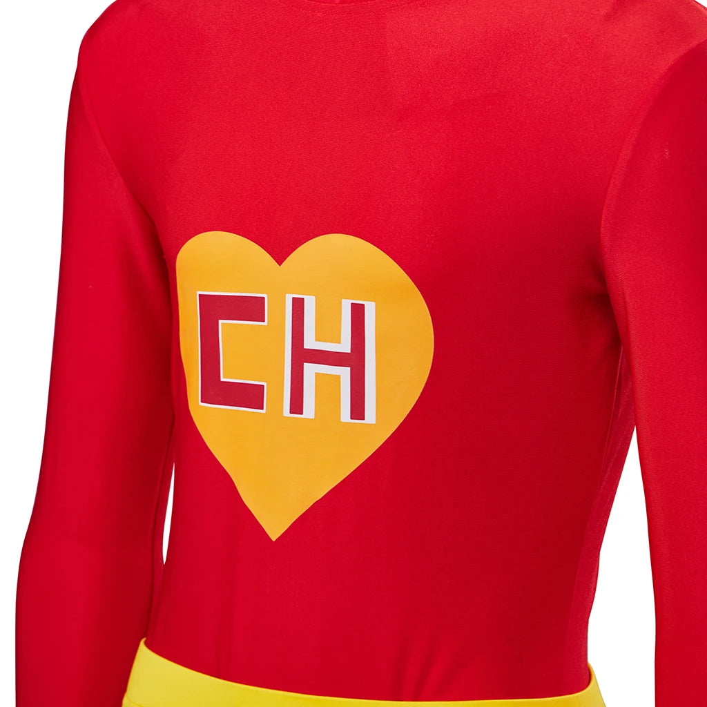 Adultos Chapolin Colorado Traje Camisa Vermelha Calção Shorts Roupa Cosplay Uniforme