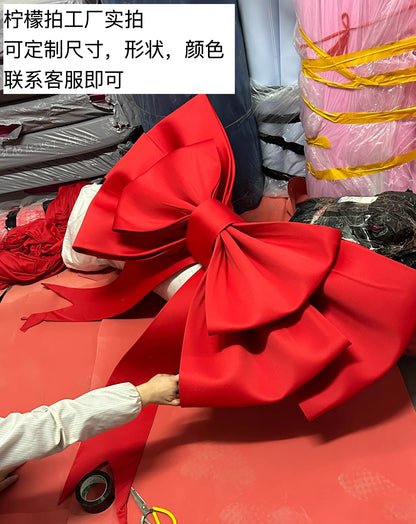 Laço gigante para inauguração